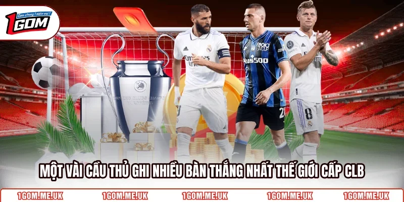 Một vài cầu thủ ghi nhiều bàn thắng nhất thế giới cấp CLB